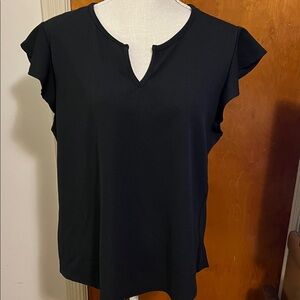 C’Est La Vie Elegant Black Women's Top